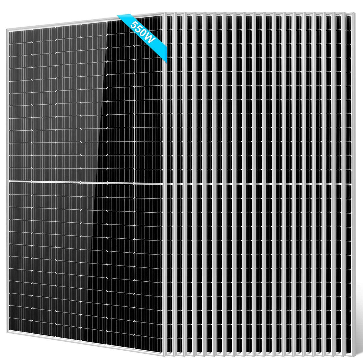 SunGoldPower 450/ 550 Watt Monocrystalline PERC Solar Panel UL 61730 CEC Listed