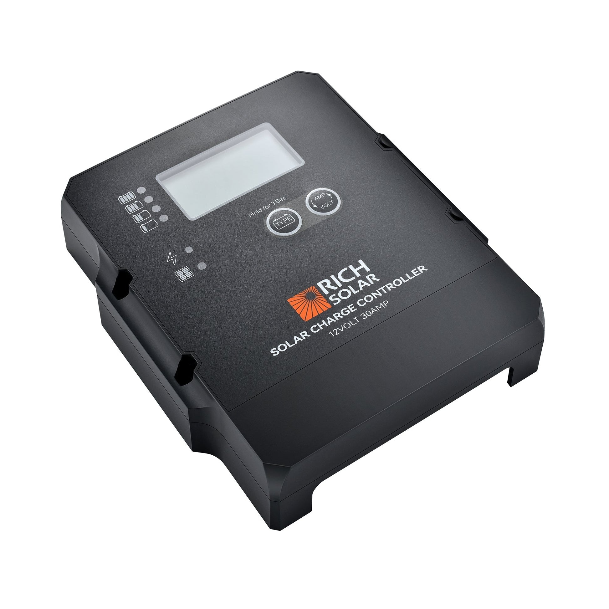 Rich Solar Renogy 30A PWM Solar Charge Controller 12V For RVs Boats Off Grid