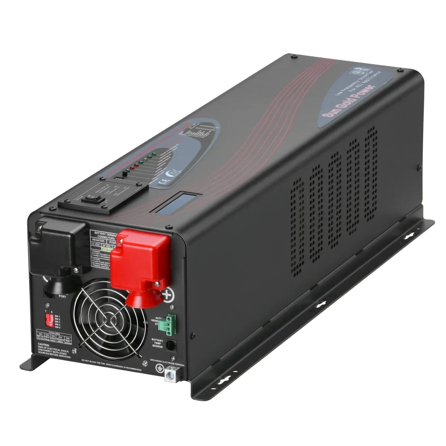 SunGoldPower Pure Sine Wave Inverter With Charger 6000W DC 24V/48V