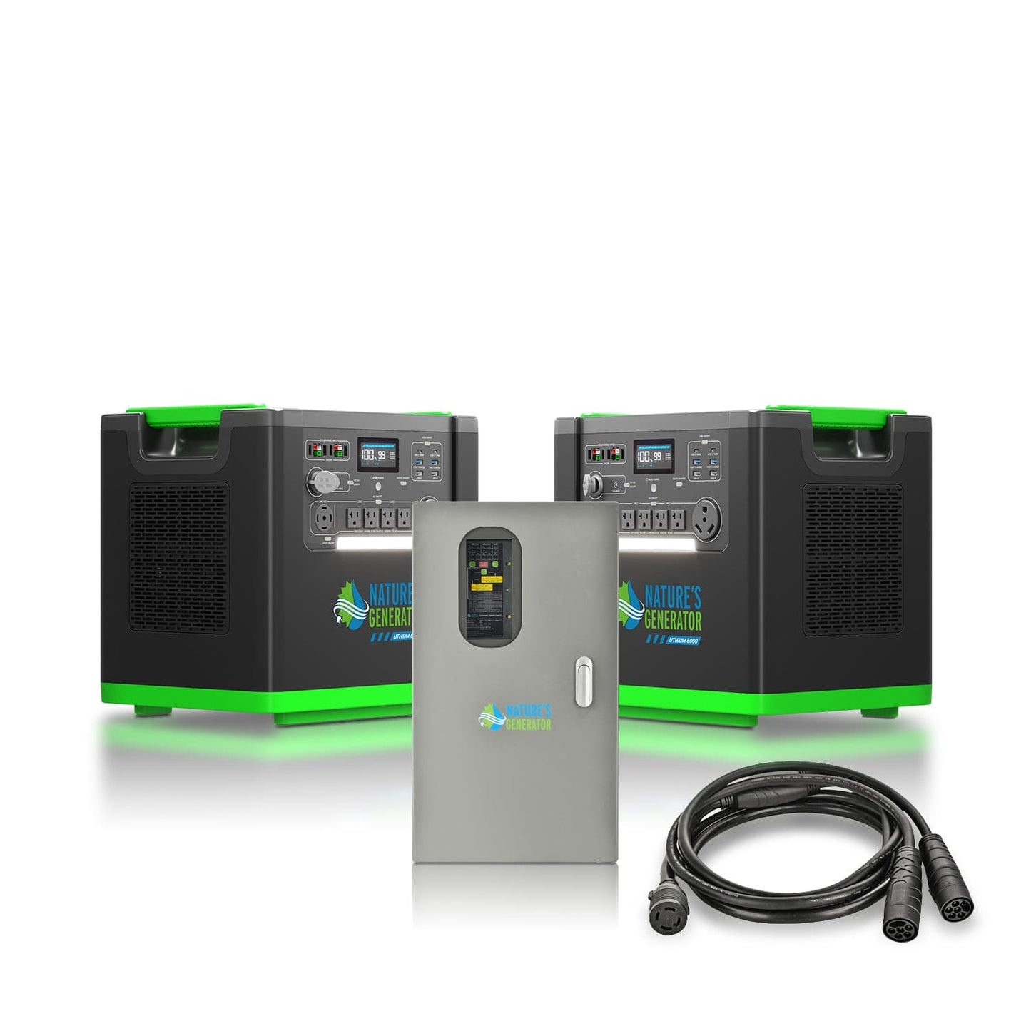 Natures Generator Lithium 6000 with Transfer Switch