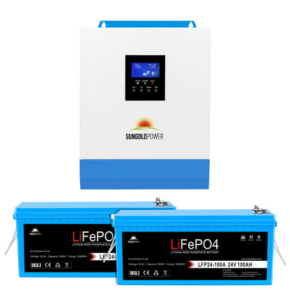 SunGoldPower Solar Inverter Charger 3000W 24V