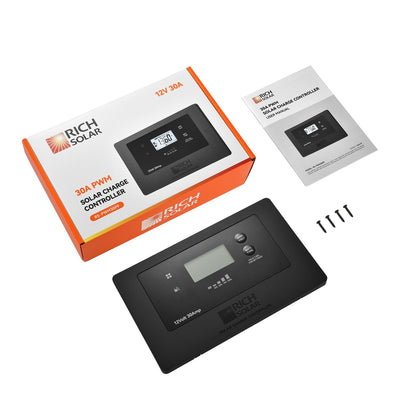 Rich Solar Bravo Air 30A Solar Controller With Bluetooth And Multi Protection