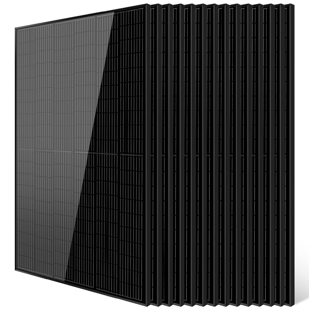 SunGoldPower 370W/ 415W/ 500W Mono Black PERC Solar Panel UL 61730 CEC Listed