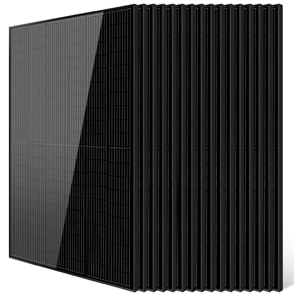 SunGoldPower 370W/ 415W/ 500W Mono Black PERC Solar Panel UL 61730 CEC Listed