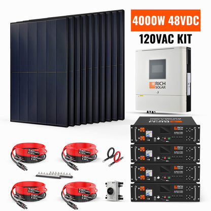 Rich Solar EG4 4000W Solar Inverter Kit For Home Power