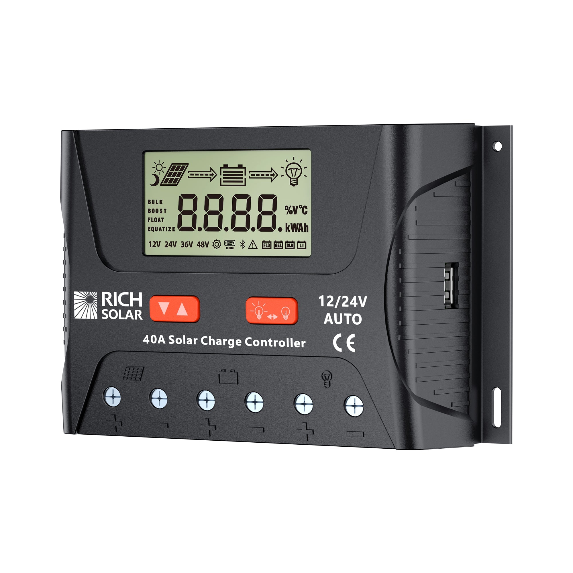 Rich Solar Bravo Legend 40A MPPT Solar Charge Controller 12V 24V Auto