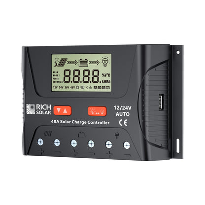 Rich Solar Bravo Legend 40A MPPT Solar Charge Controller 12V 24V Auto