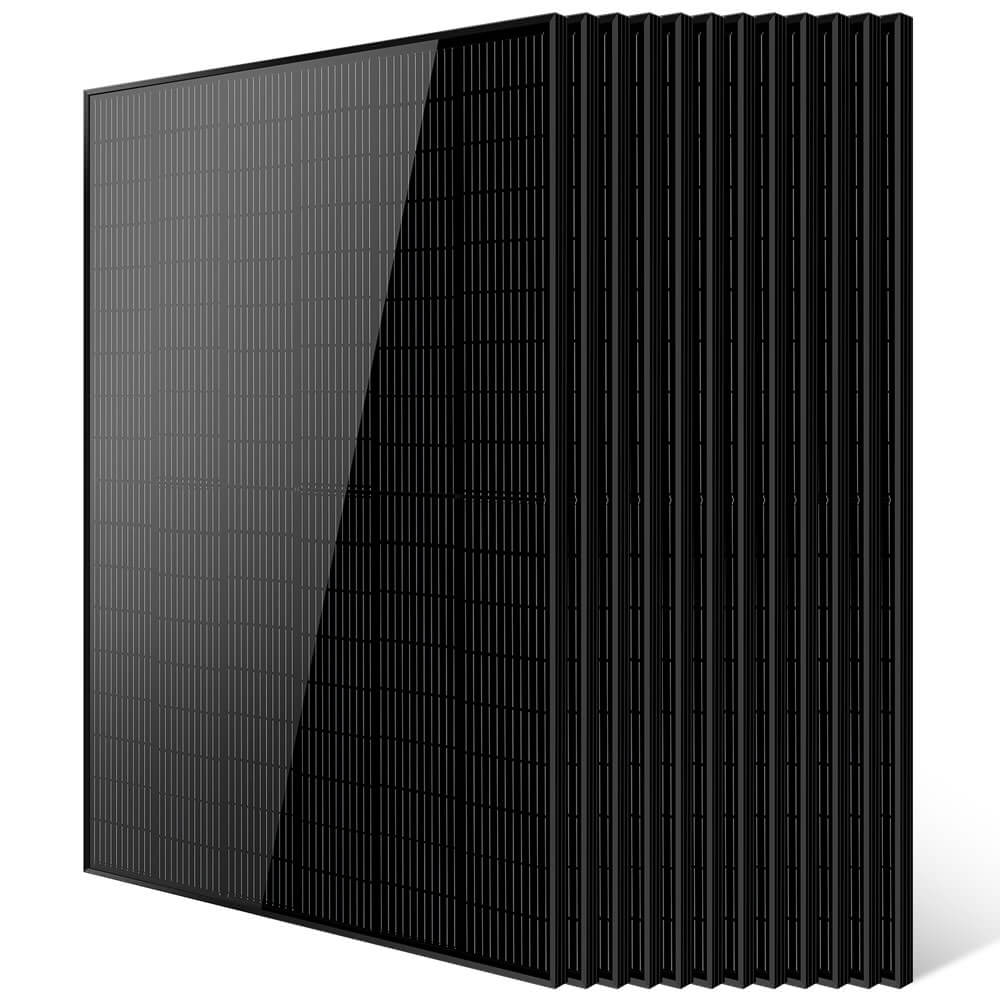 SunGoldPower 370W/ 415W/ 500W Mono Black PERC Solar Panel UL 61730 CEC Listed