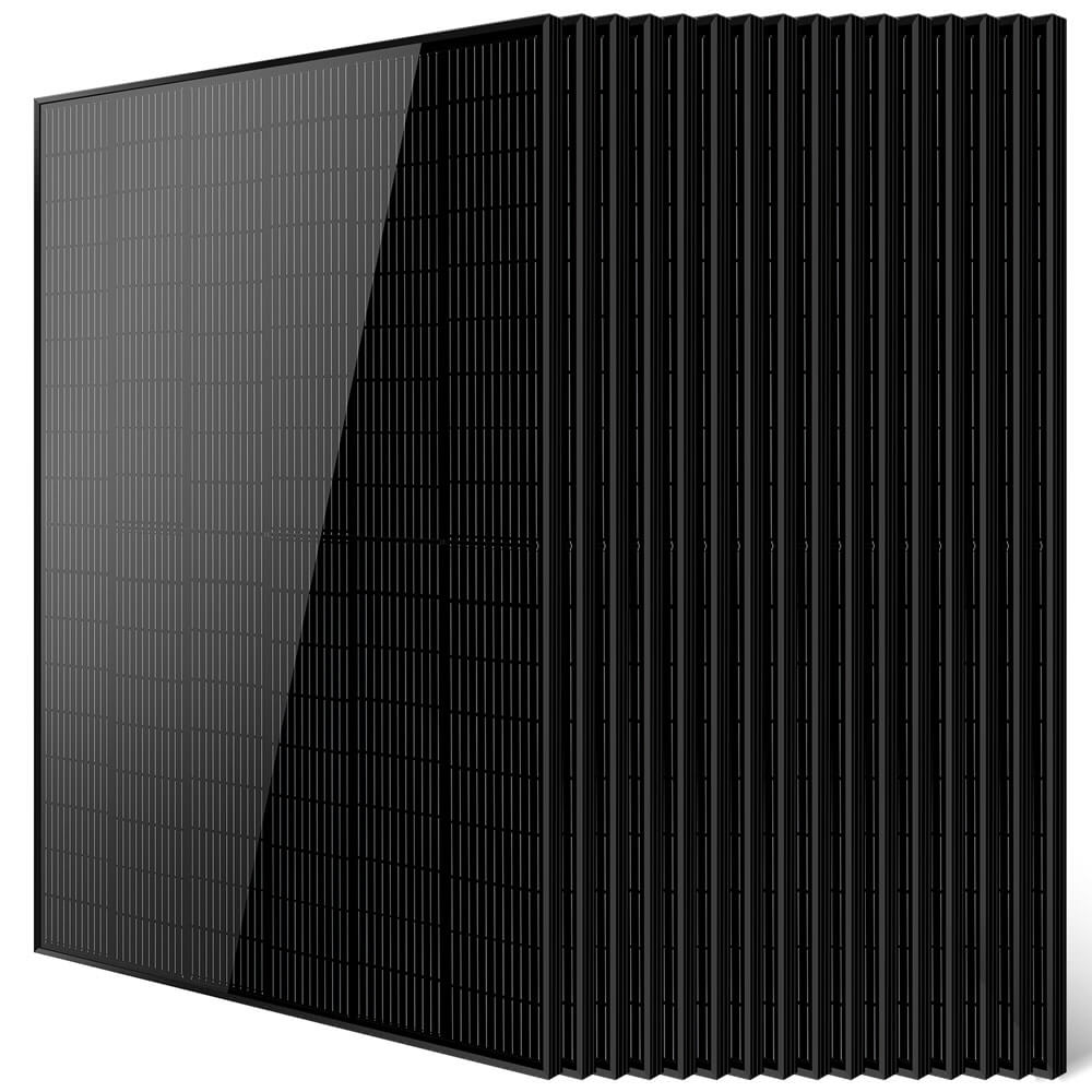 SunGoldPower 370W/ 415W/ 500W Mono Black PERC Solar Panel UL 61730 CEC Listed