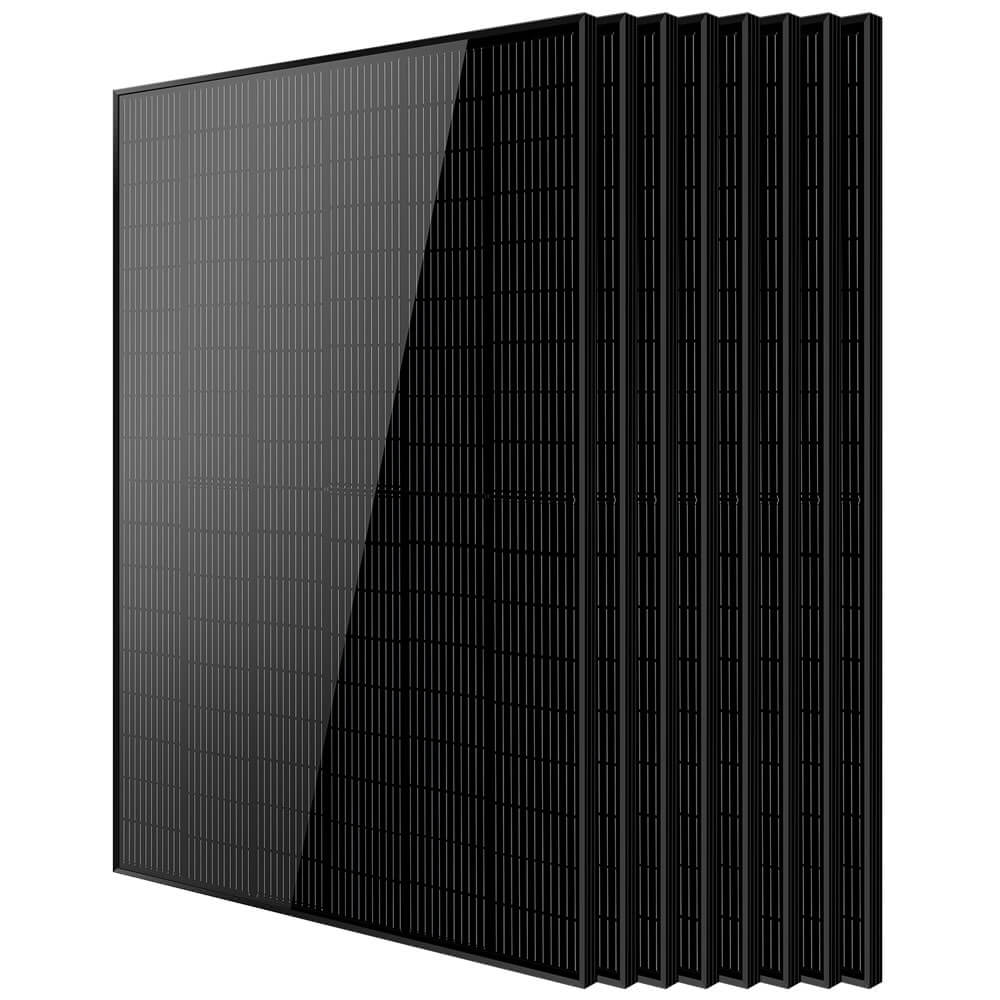 SunGoldPower 370W/ 415W/ 500W Mono Black PERC Solar Panel UL 61730 CEC Listed