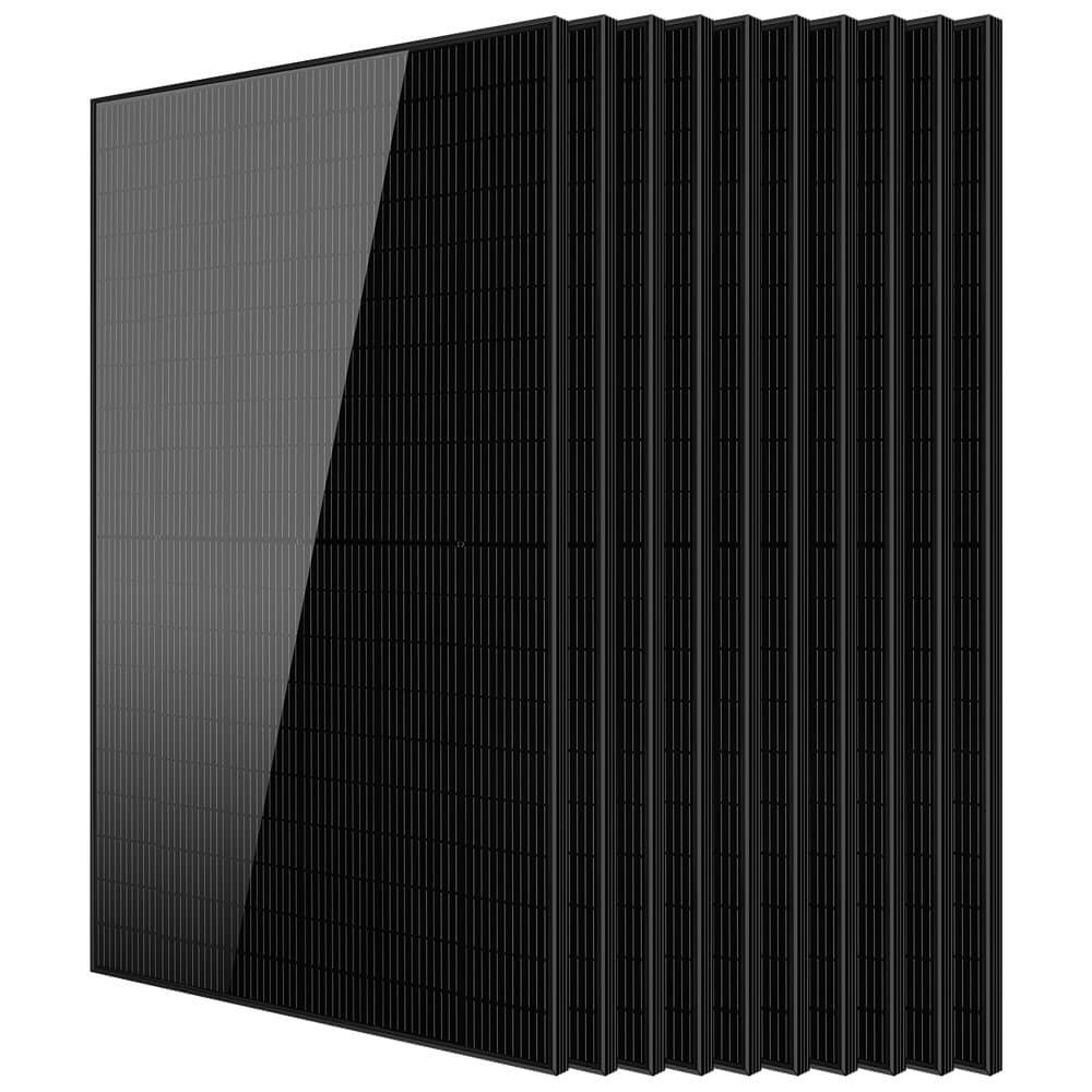 SunGoldPower 370W/ 415W/ 500W Mono Black PERC Solar Panel UL 61730 CEC Listed