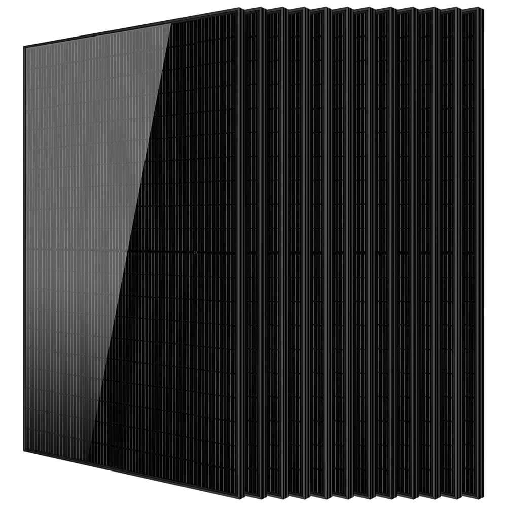 SunGoldPower 370W/ 415W/ 500W Mono Black PERC Solar Panel UL 61730 CEC Listed