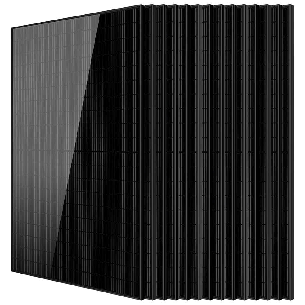 SunGoldPower 370W/ 415W/ 500W Mono Black PERC Solar Panel UL 61730 CEC Listed