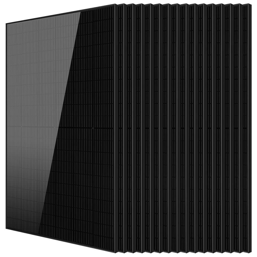 SunGoldPower 370W/ 415W/ 500W Mono Black PERC Solar Panel UL 61730 CEC Listed
