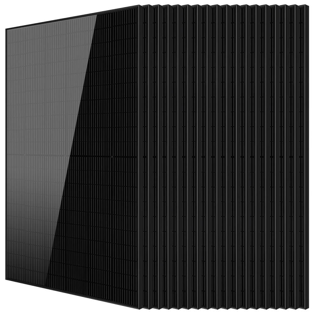 SunGoldPower 370W/ 415W/ 500W Mono Black PERC Solar Panel UL 61730 CEC Listed