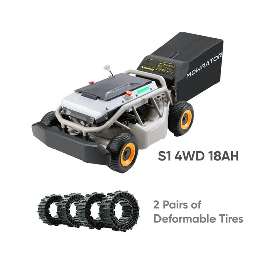 Mowrator Lawn Mower Bundle 4WD 18AH S1