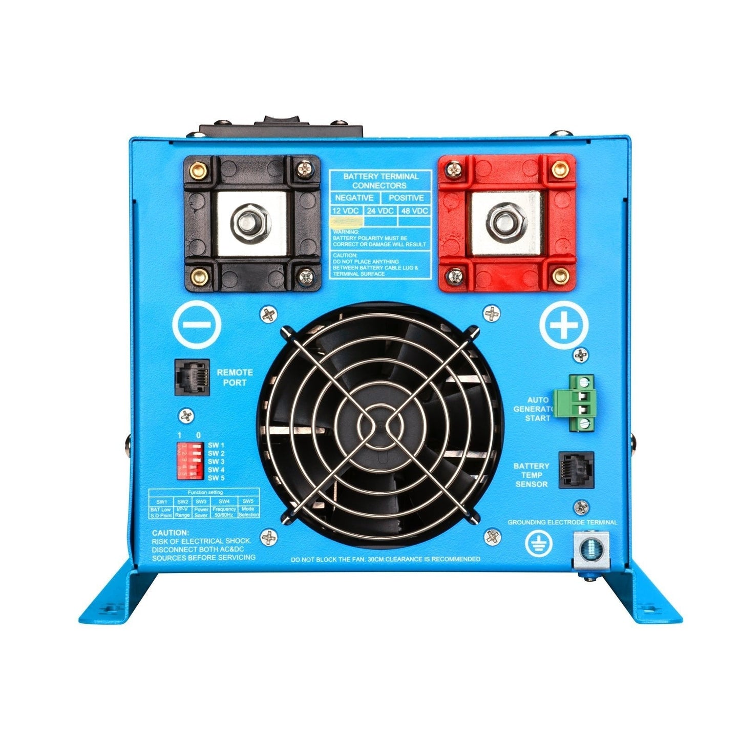 SunGoldPower Pure Sine Wave Inverter With Charger 2000W DC 12V