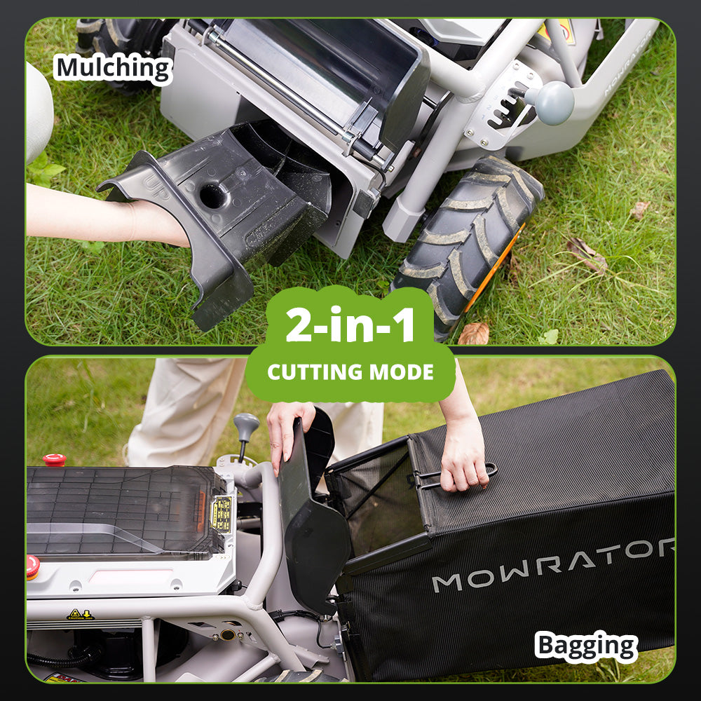 Mowrator S1 Remote Control Lawn Mower 4WD 75% Slope