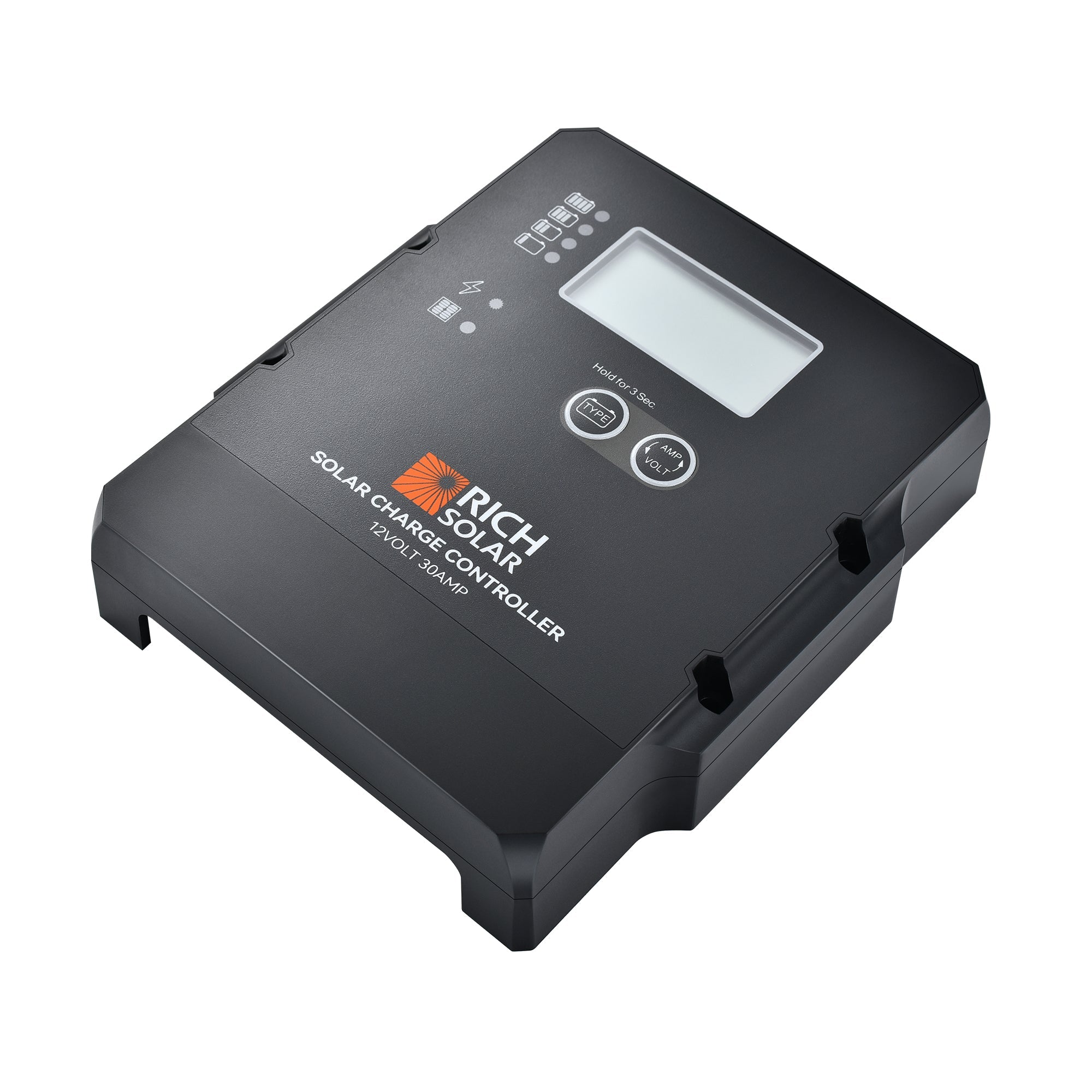 Rich Solar Renogy 30A PWM Solar Charge Controller 12V For RVs Boats Off Grid