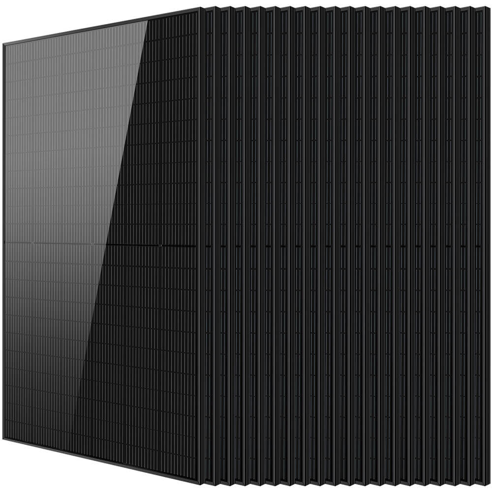SunGoldPower 370W/ 415W/ 500W Mono Black PERC Solar Panel UL 61730 CEC Listed