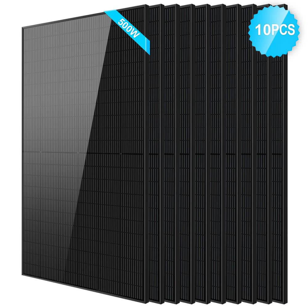 SunGoldPower 500W Mono Black PERC Solar Panel UL61730 CEC Listed