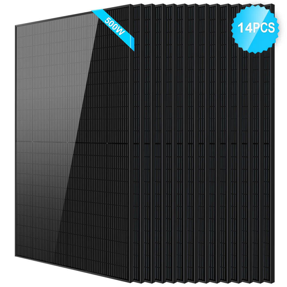 SunGoldPower 500W Mono Black PERC Solar Panel UL61730 CEC Listed