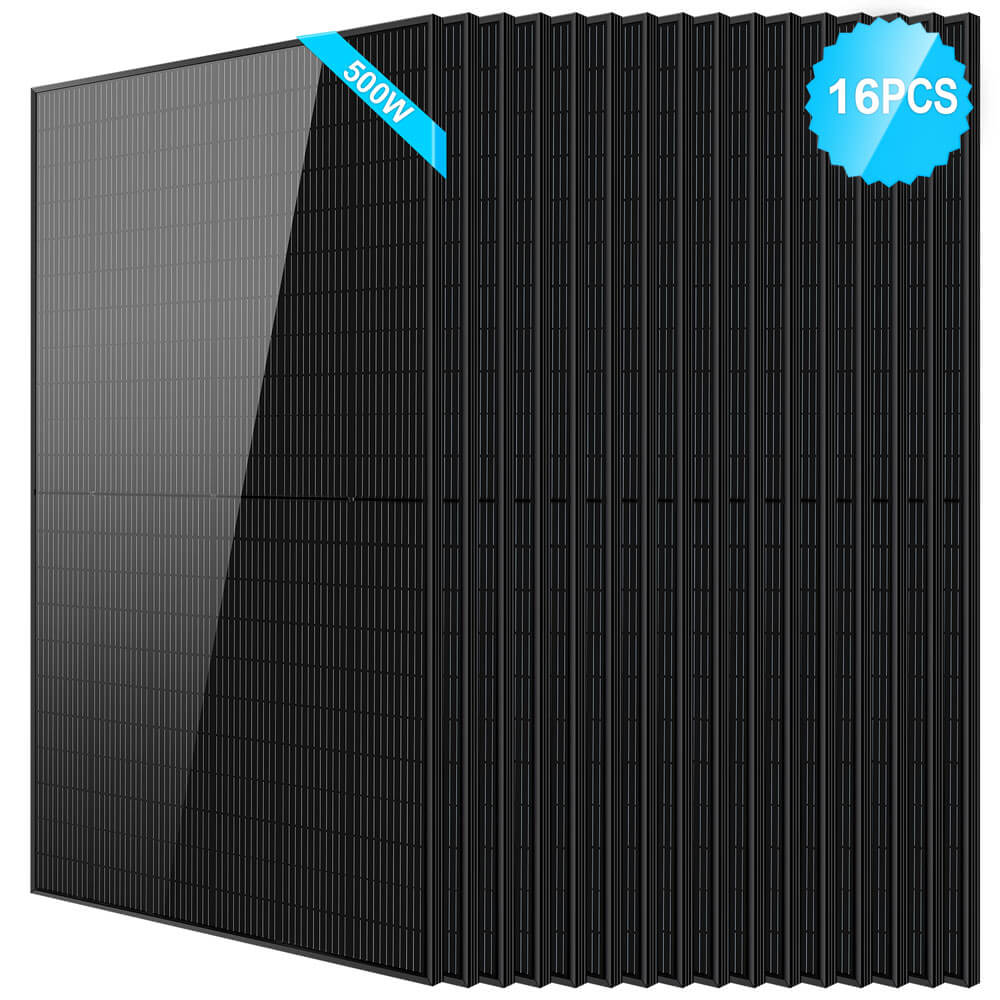 SunGoldPower 500W Mono Black PERC Solar Panel UL61730 CEC Listed