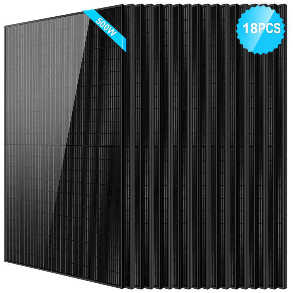 SunGoldPower 500W Mono Black PERC Solar Panel UL61730 CEC Listed