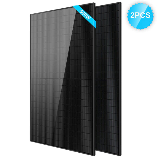 SunGoldPower 500W Mono Black PERC Solar Panel  UL61730 CEC Listed