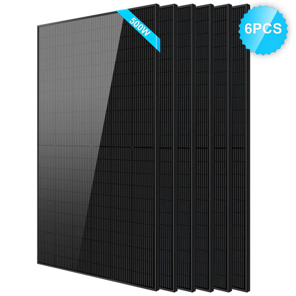 SunGoldPower 500W Mono Black PERC Solar Panel UL61730 CEC Listed