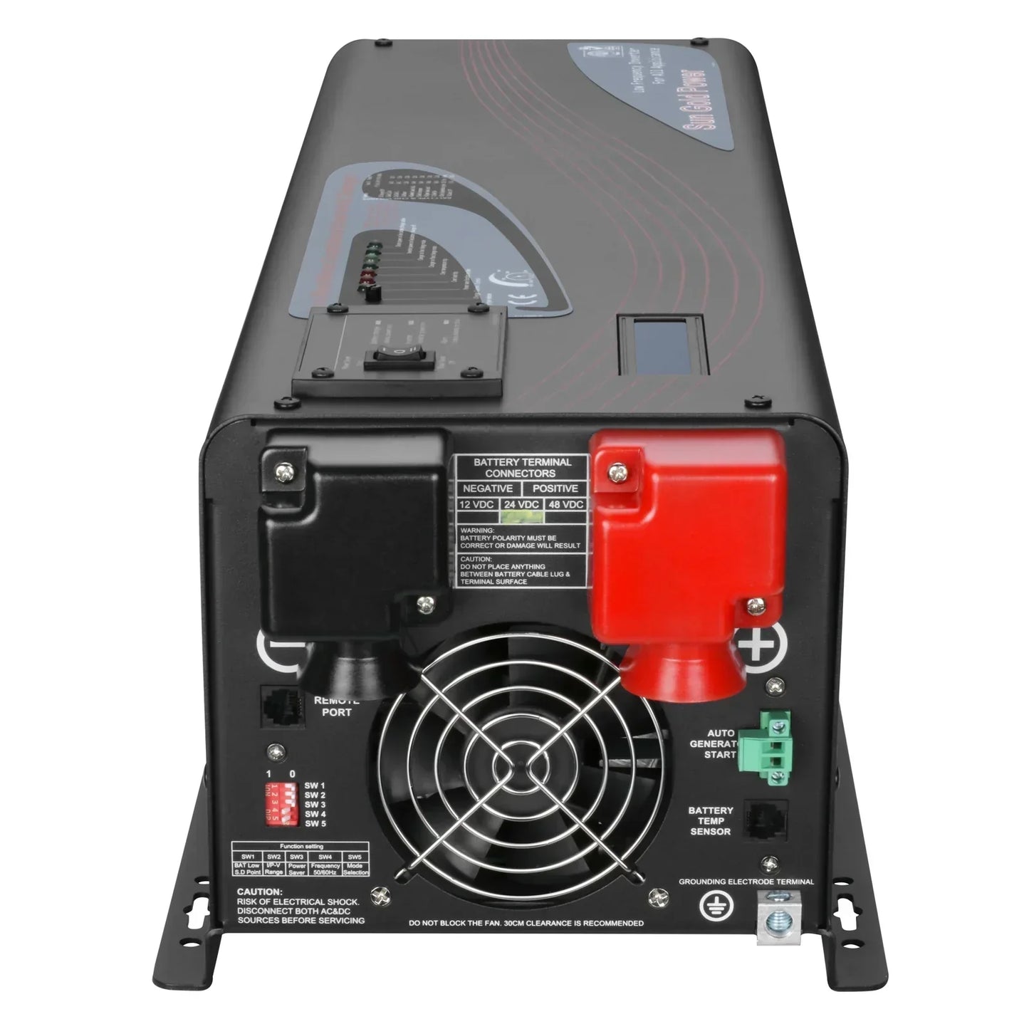 SunGoldPower Pure Sine Wave Inverter With Charger 6000W DC 24V/48V