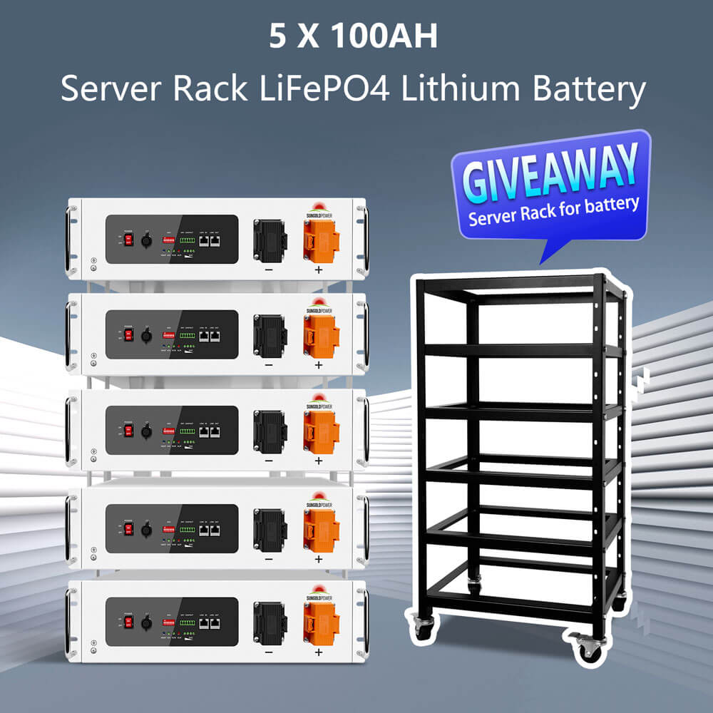 SunGoldPower OFF GRID SOLAR KIT 16KW 48VDC 120V/240V LIFEPO4 25.6KWH LITHIUM BATTERY 32 X 415 WATTS SOLAR PANELS SGR-16K25E