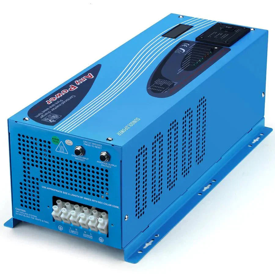 SunGoldPower Pure Sine Wave Inverter With Charger 4000W DC 12V