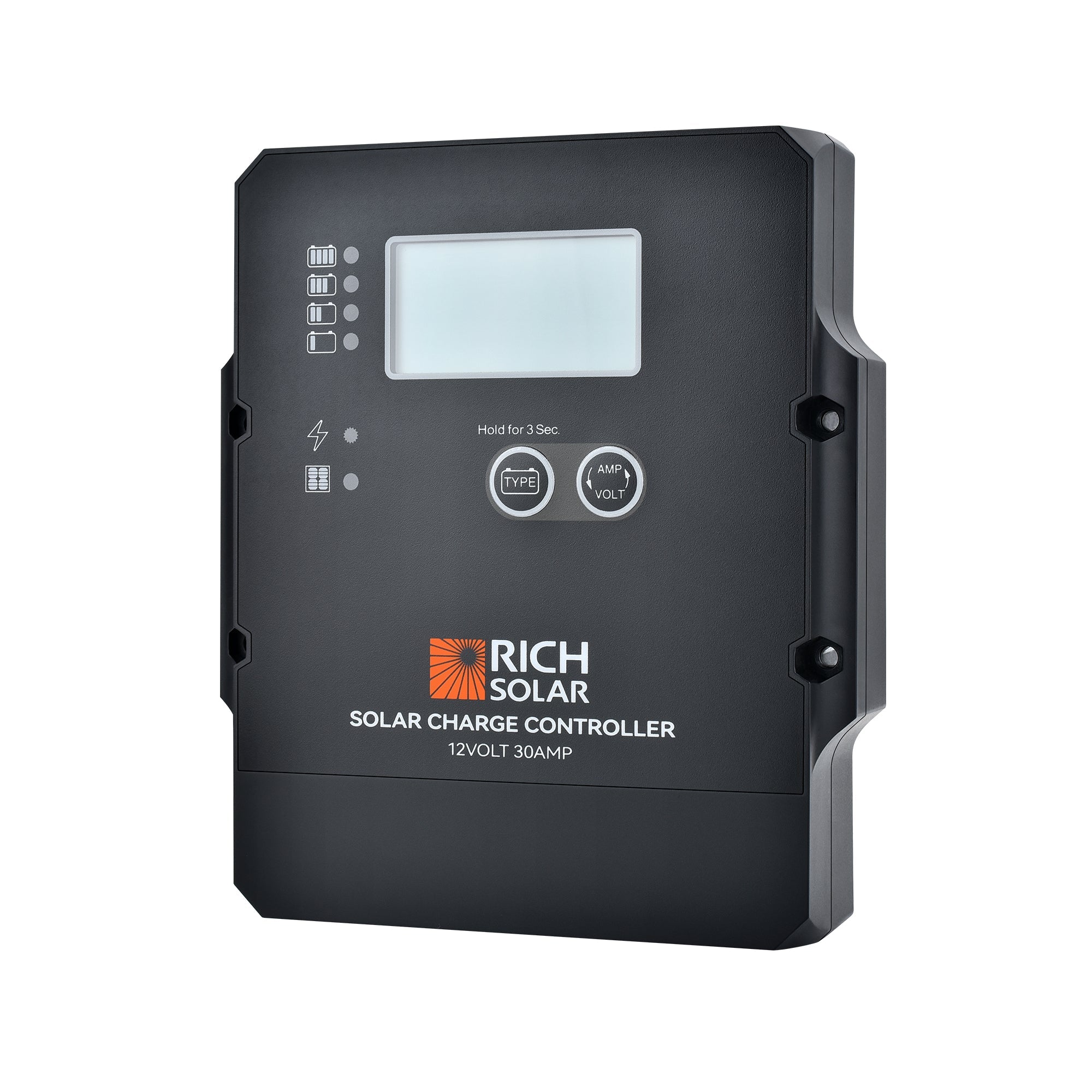 Rich Solar Renogy 30A PWM Solar Charge Controller 12V For RVs Boats Off Grid