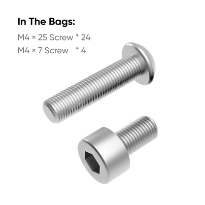 Mowrator Screw Pack Replacement Kit S1