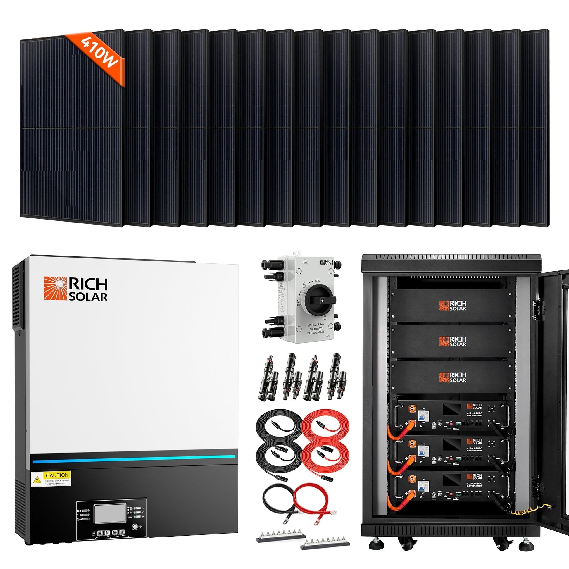 Rich Solar Renogy 8000W Complete Off Grid Solar Kit 48V 120VAC