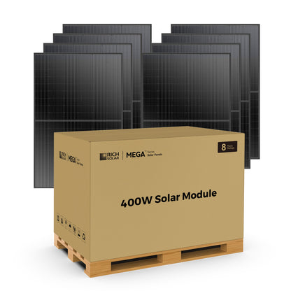 Rich Solar Mega 400 Watt UL Certified Solar Panel With 25 Year Warranty