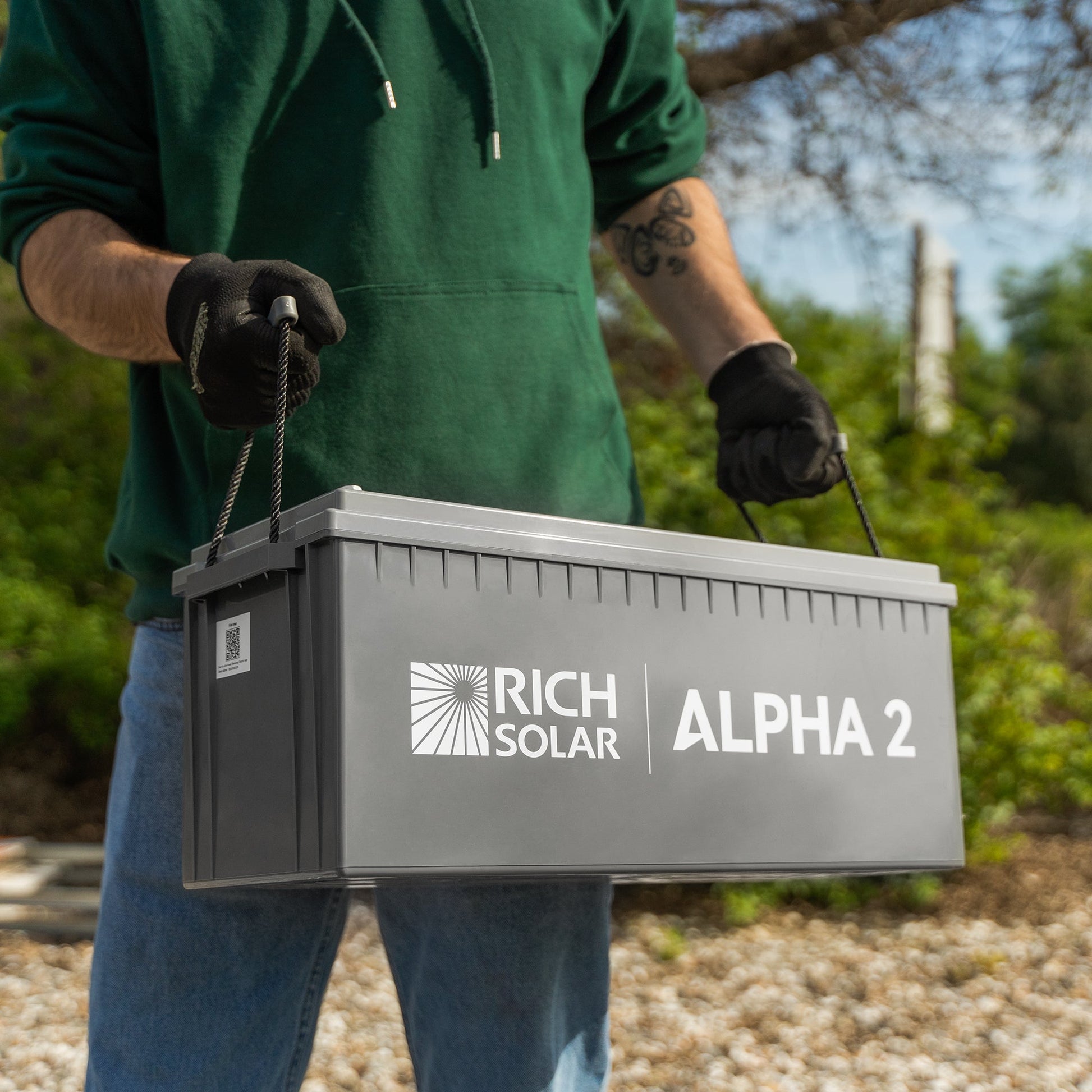 Rich Solar Alpha 2 12V 200Ah LiFePO4 Battery With Bluetooth And Internal Heater
