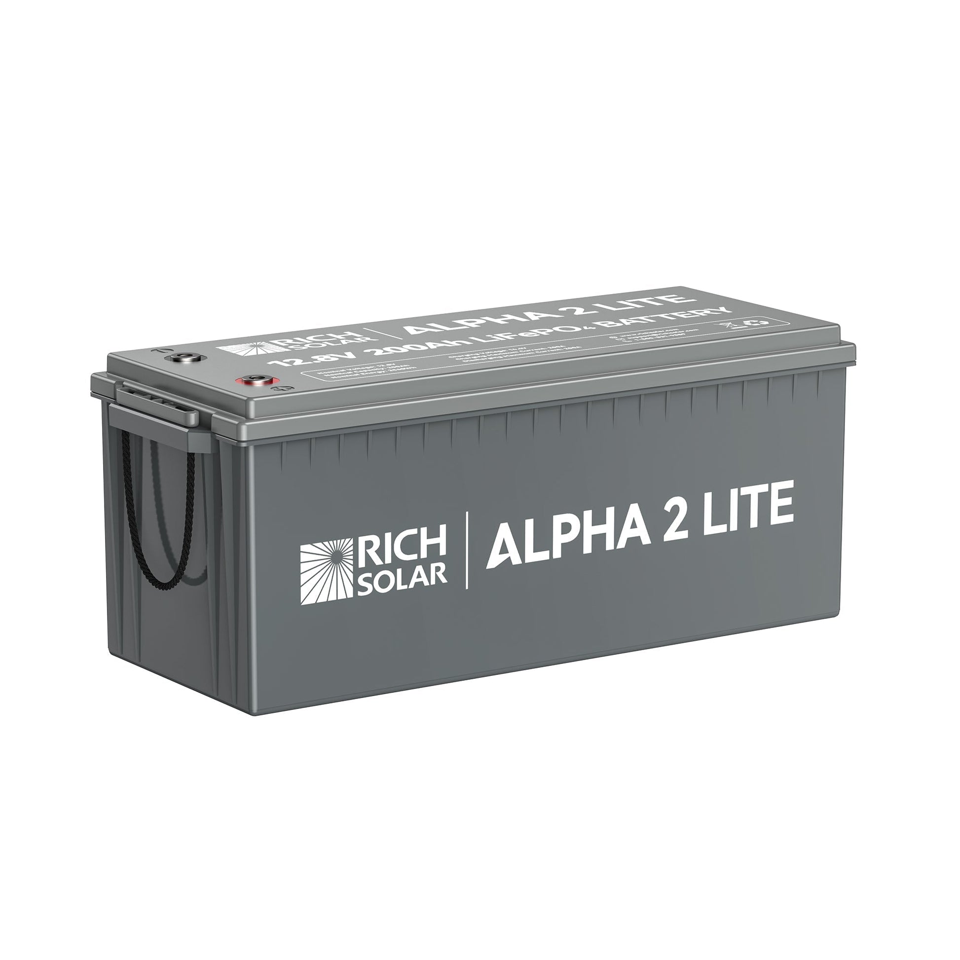 Rich Solar Alpha 2 Lite 12V 200Ah LiFePO4 Battery With 4000 Deep Cycles