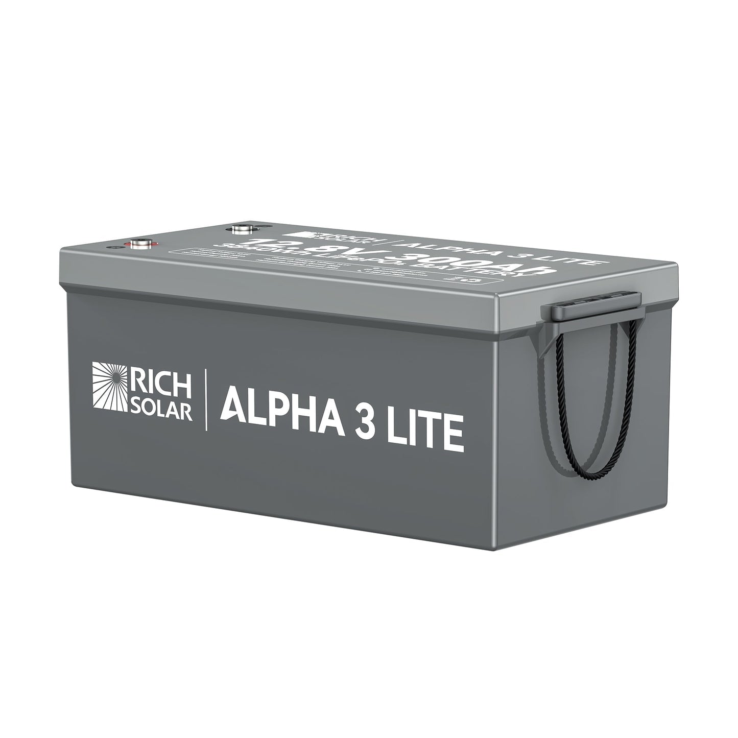 Rich Solar Alpha 3 Lite 12V 300Ah LiFePO4 Battery 4000 Cycles For RVs