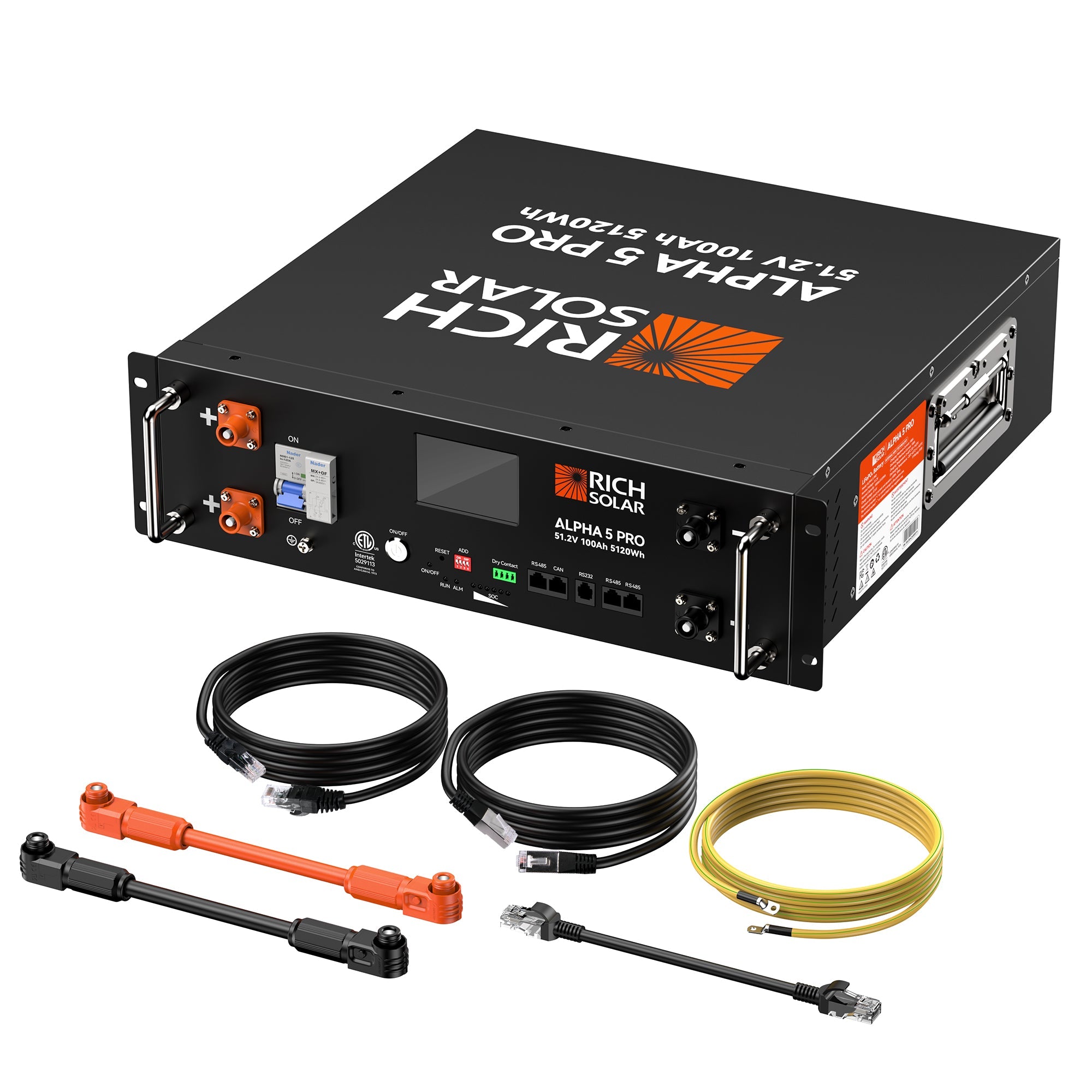 Rich Solar Alpha 5 Pro 100Ah LiFePO4 Battery 7000 Cycles 10 Year Warranty