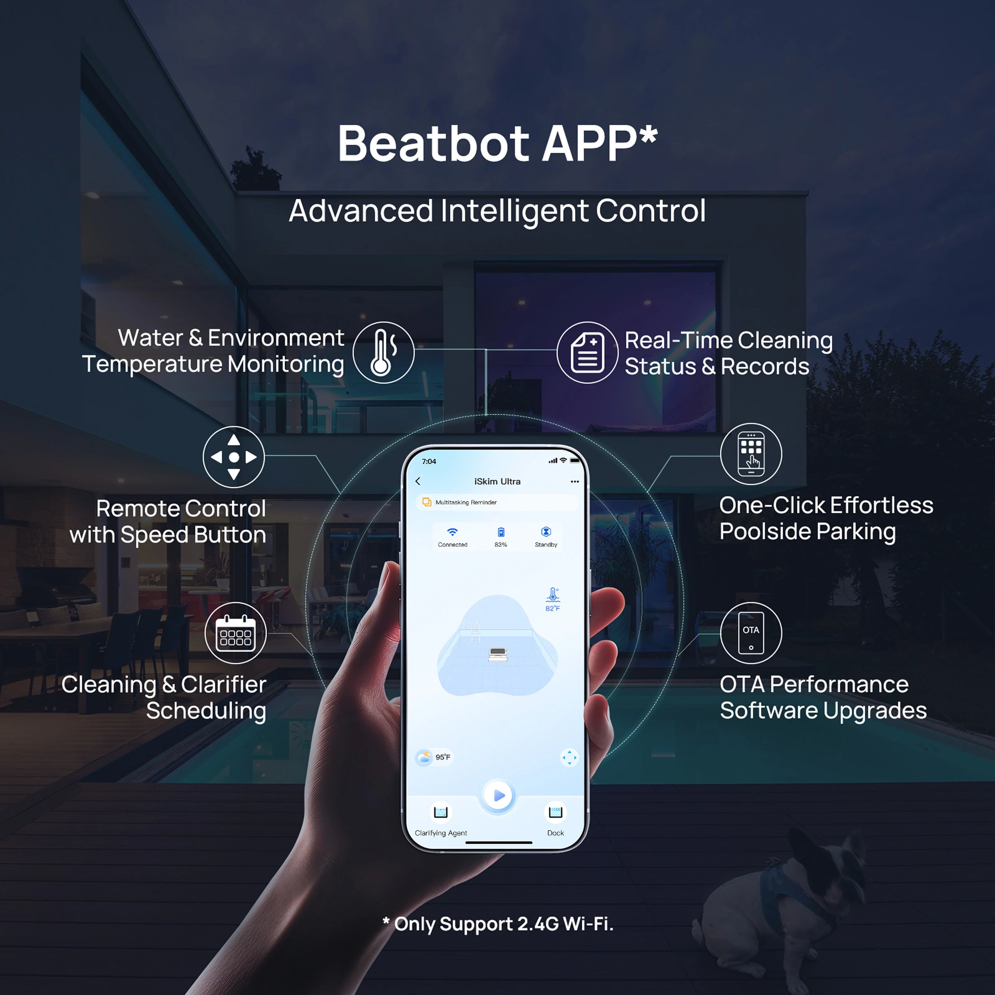 Beatbot iSkim Ultra Robotic Pool Skimmer