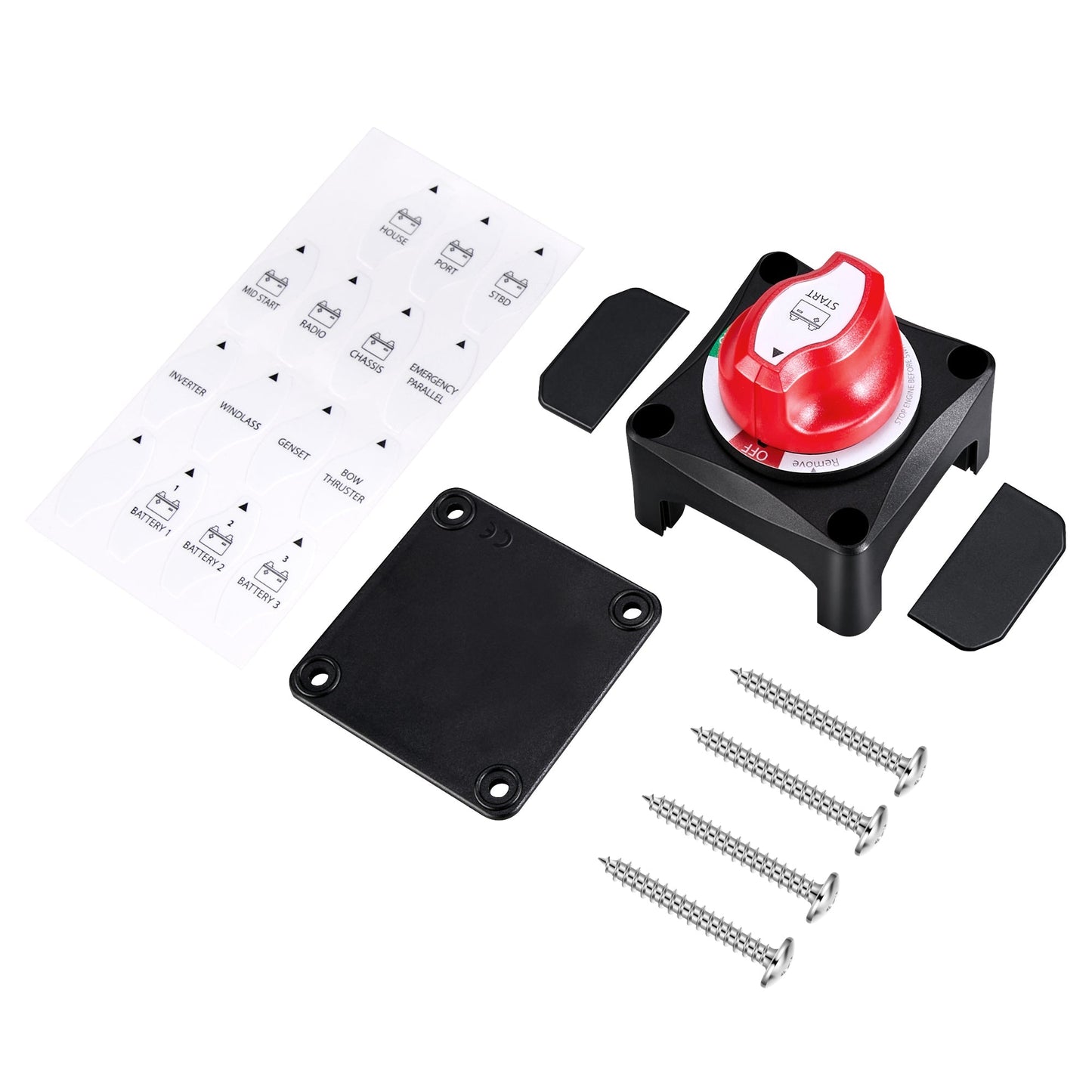 Rich Solar Coleman 275A Battery Switch Easy Install Safety Knob