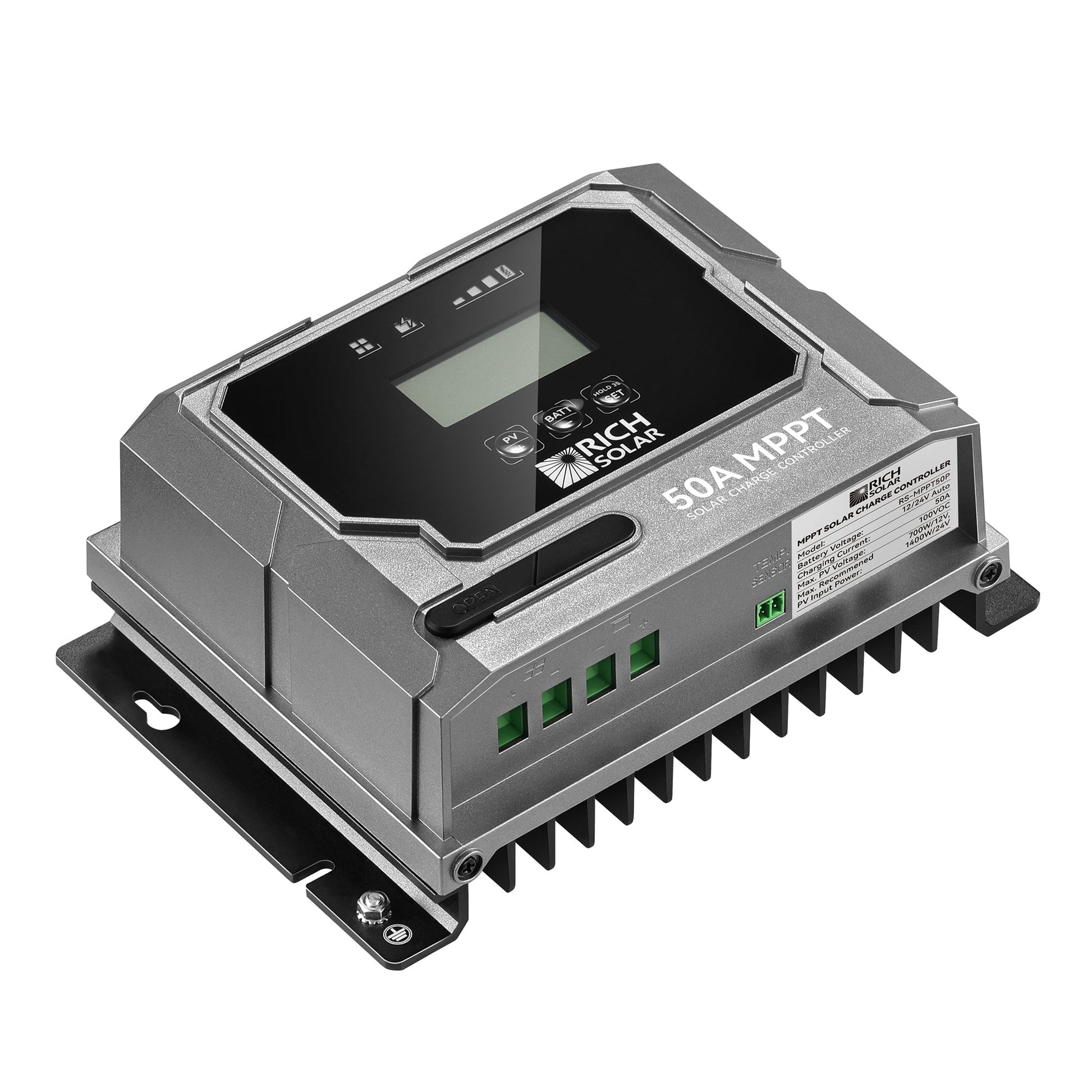 Rich Solar Bravo 50 MPPT Solar Charge Controller 50A For Off Grid Power