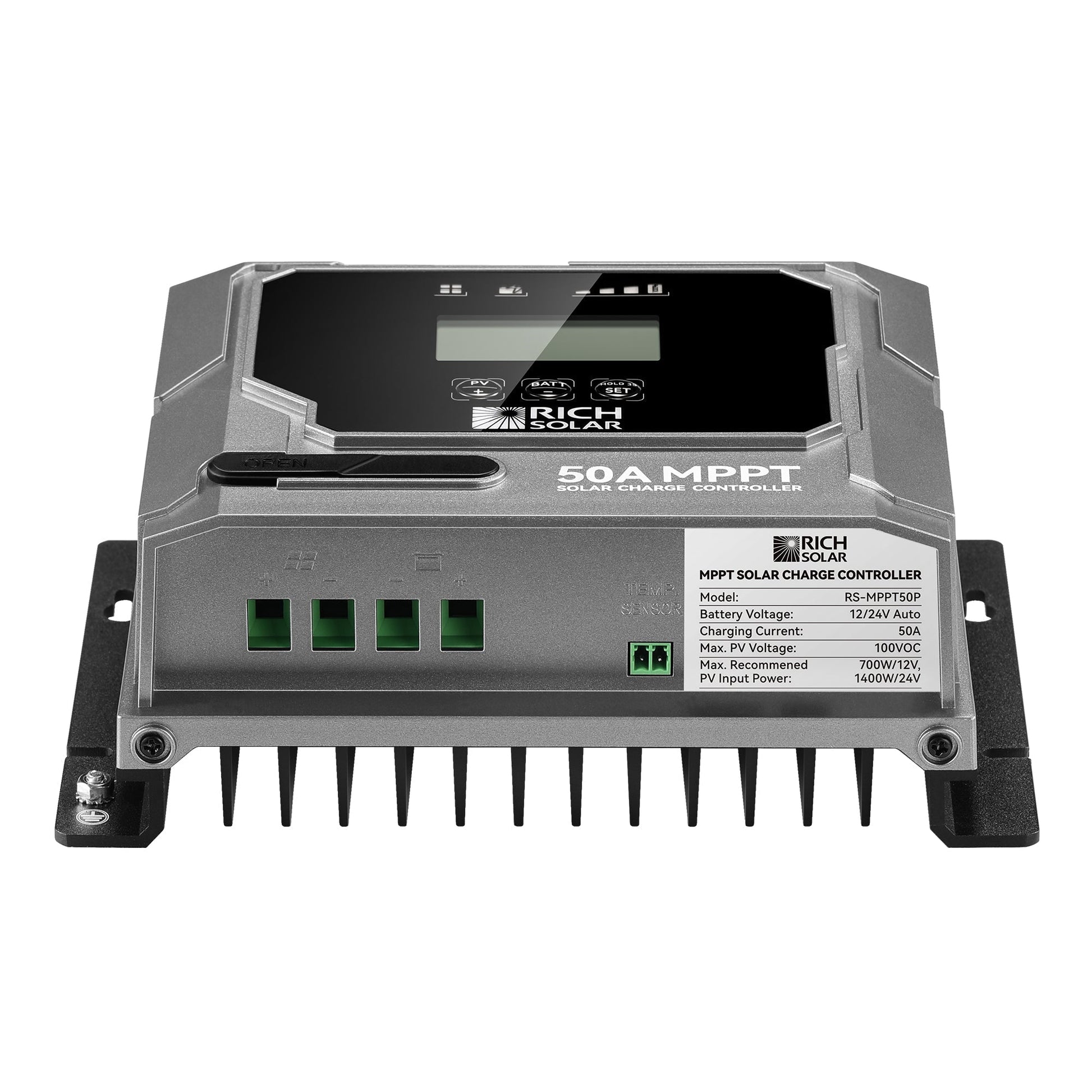 Rich Solar Bravo 50 MPPT Solar Charge Controller 50A For Off Grid Power