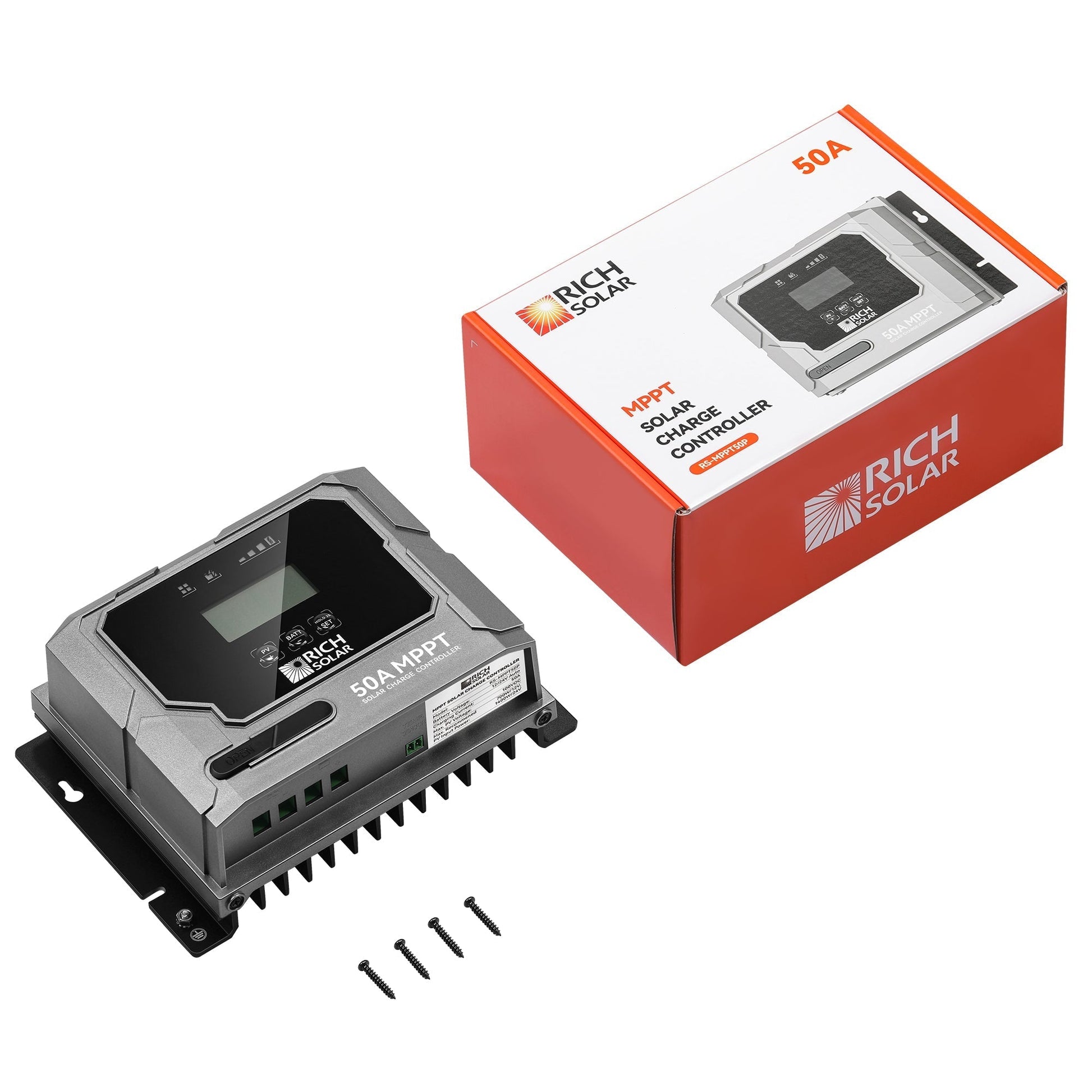 Rich Solar Bravo 50 MPPT Solar Charge Controller 50A For Off Grid Power