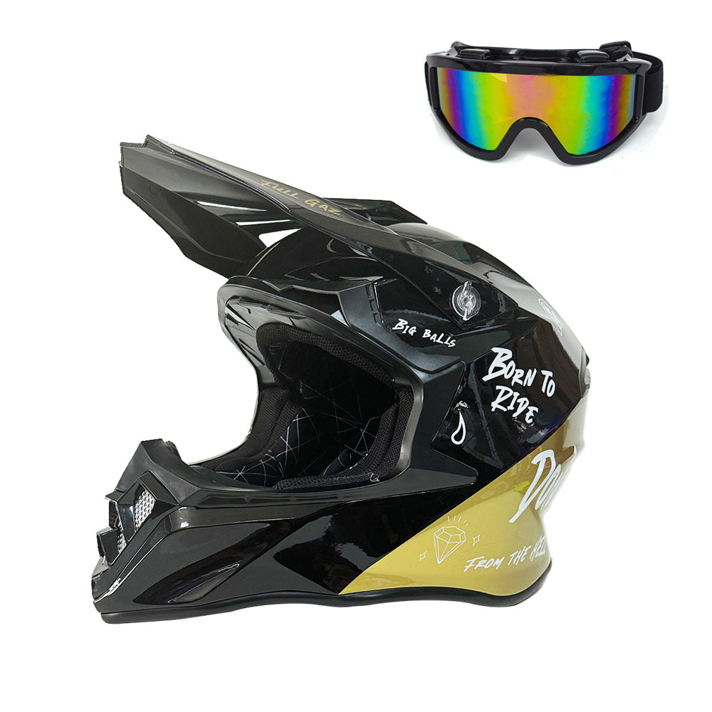 HappyRun Dirt Bike Helmet