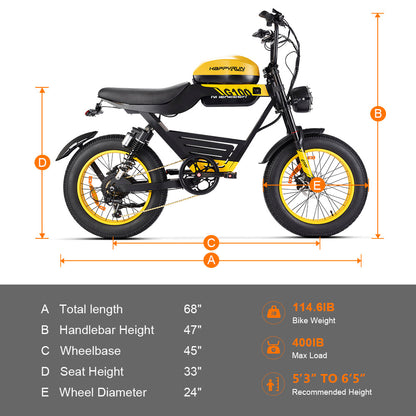 HappyRun Electric Bike G100