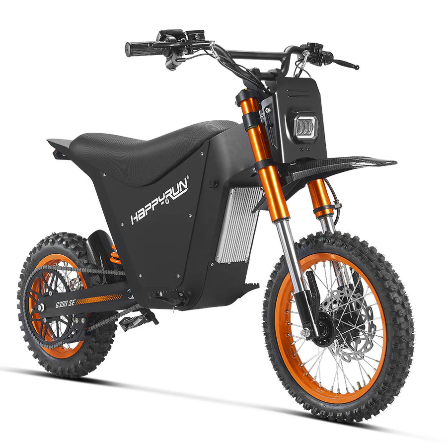 HappyRun Electric Mini Dirt Bike G300 SE with Mid-Drive for Teens & Adults