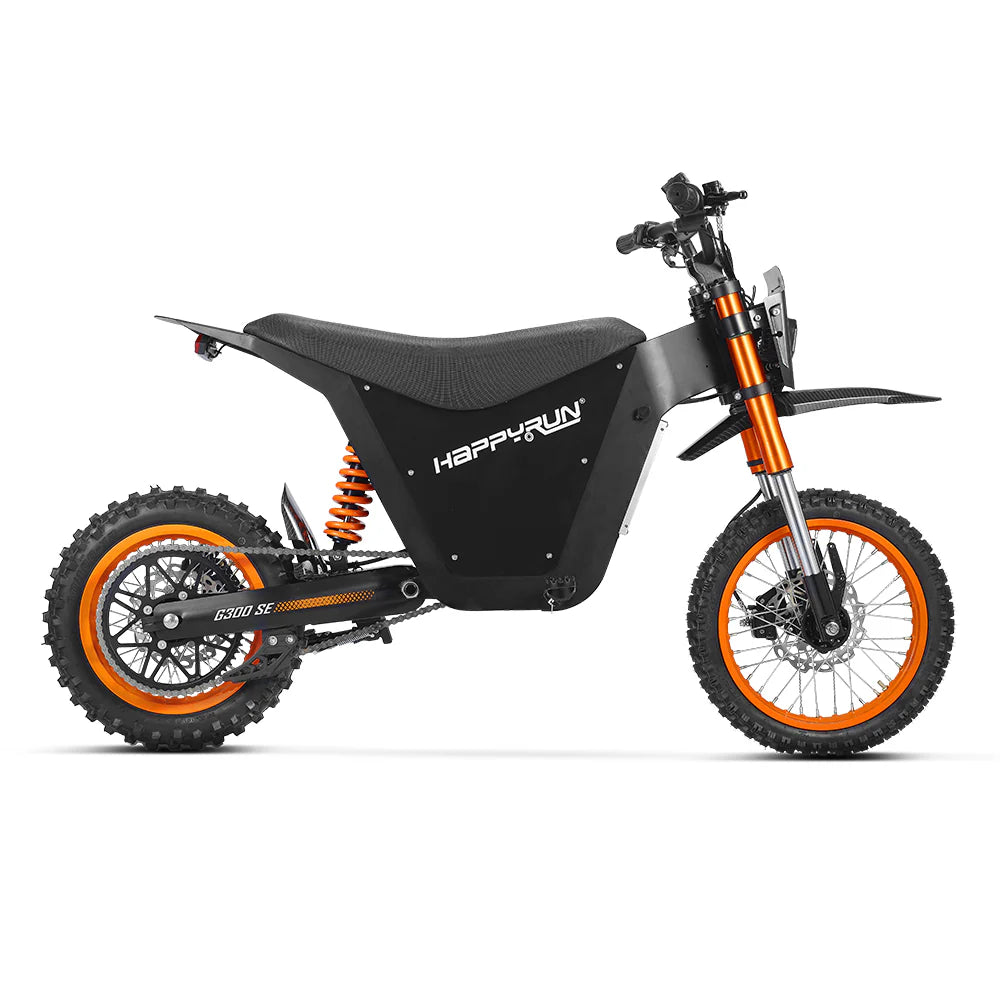 HappyRun Electric Mini Dirt Bike G300 SE with Mid-Drive for Teens & Adults